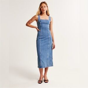 Abercrombie A&F Denim Midi Dress XL Petite